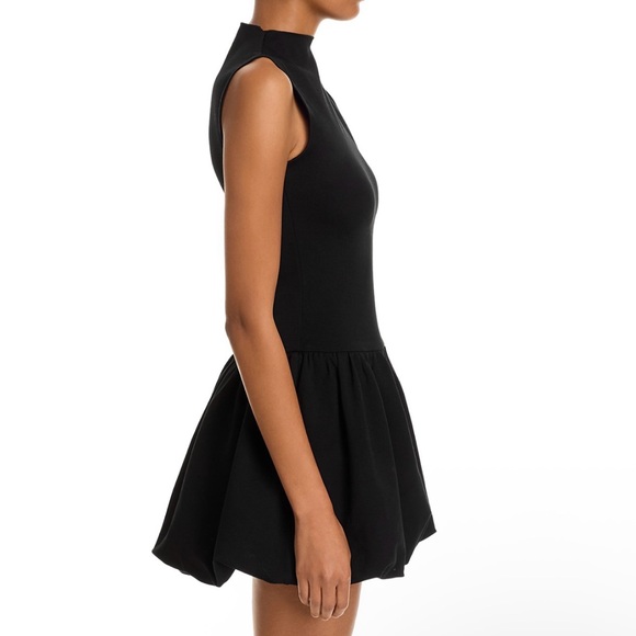 Bloomingdale's AQUA Black Mini Bubble Dress - Picture 4 of 7